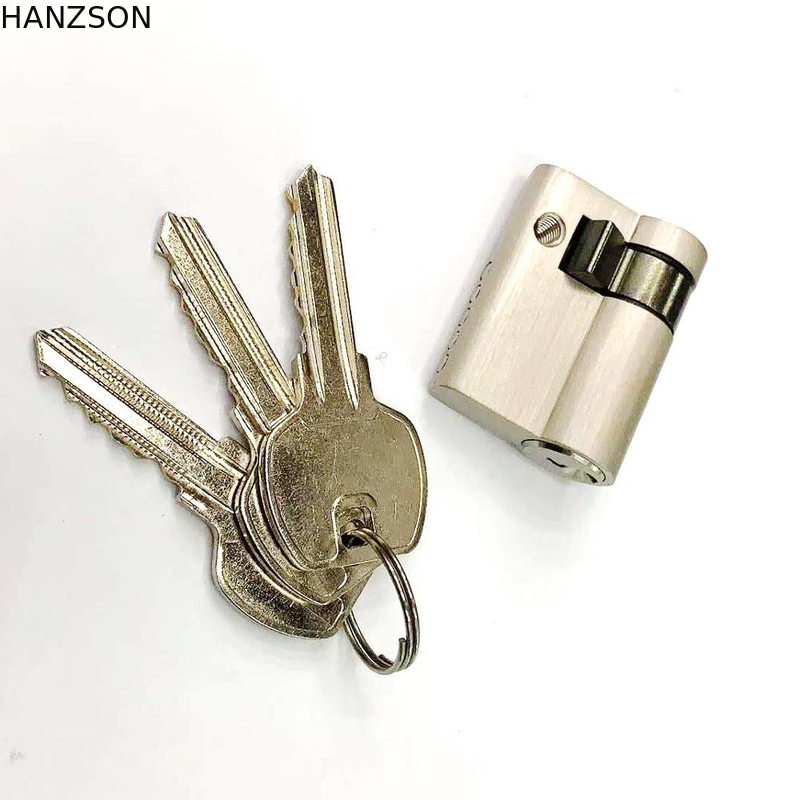 Pirinç Yarım Euro Silindir Kilidi, Çift Euro Silindir Kilidi 32.8×16.8×9.8Mm