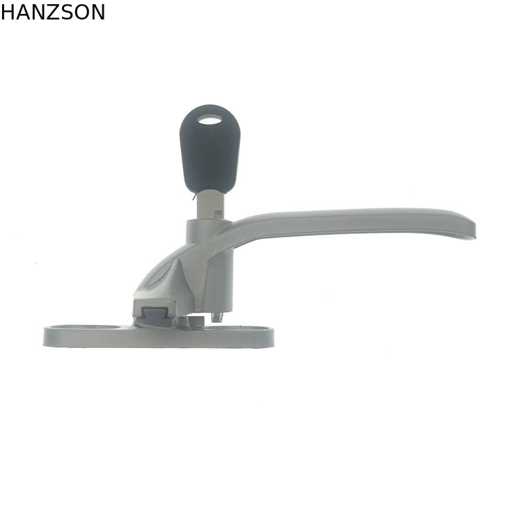 Upvc Pvc Pencere Toz boya için Anahtarlı Çinko Alaşımlı Kapı Pencere Kolları
