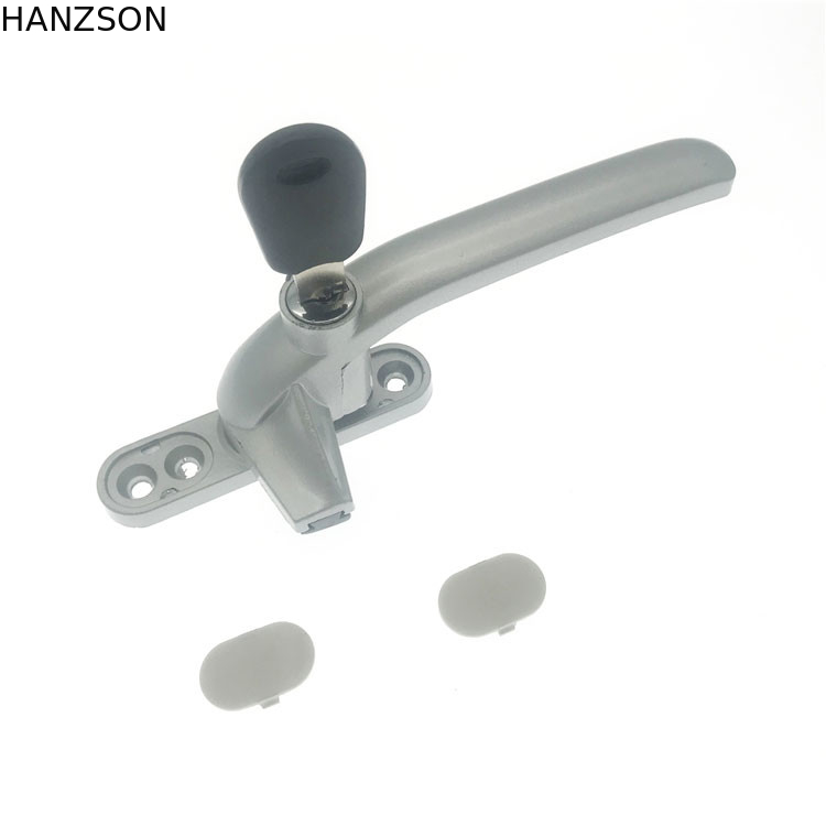 Upvc Pvc Pencere Toz boya için Anahtarlı Çinko Alaşımlı Kapı Pencere Kolları