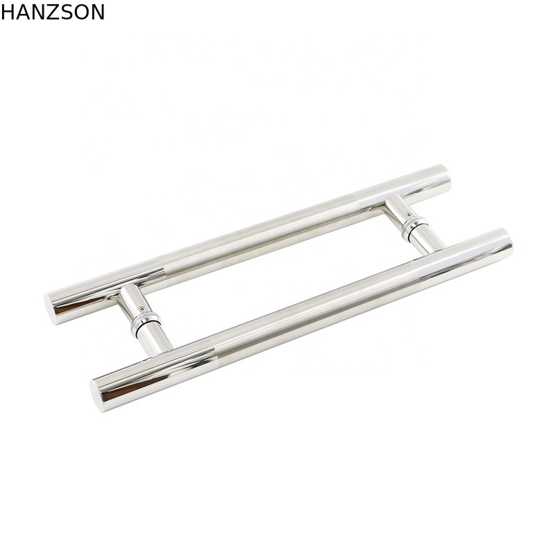 Cam Kapı H Şekli 38mm 32mm 25mm Dia için Paslanmaz Çelik Çekme Kapı Kolu