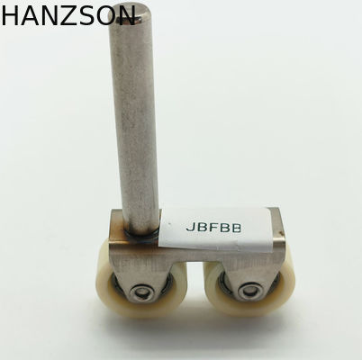 W18xH34xL42mm Alüminyum Sürgülü Kapı Tekerleği Kasnağı 608zz Kapı Rulman Tekerleği