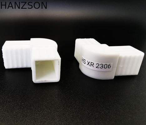 Beyaz 20 * 20mm Alüminyum Profil Köşe Ortak Gasketi Pencere Plastik Köşe Bağlantı Parçaları