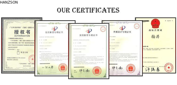 Çin Foshan Hanzson building materials Co.,Ltd Sertifikalar